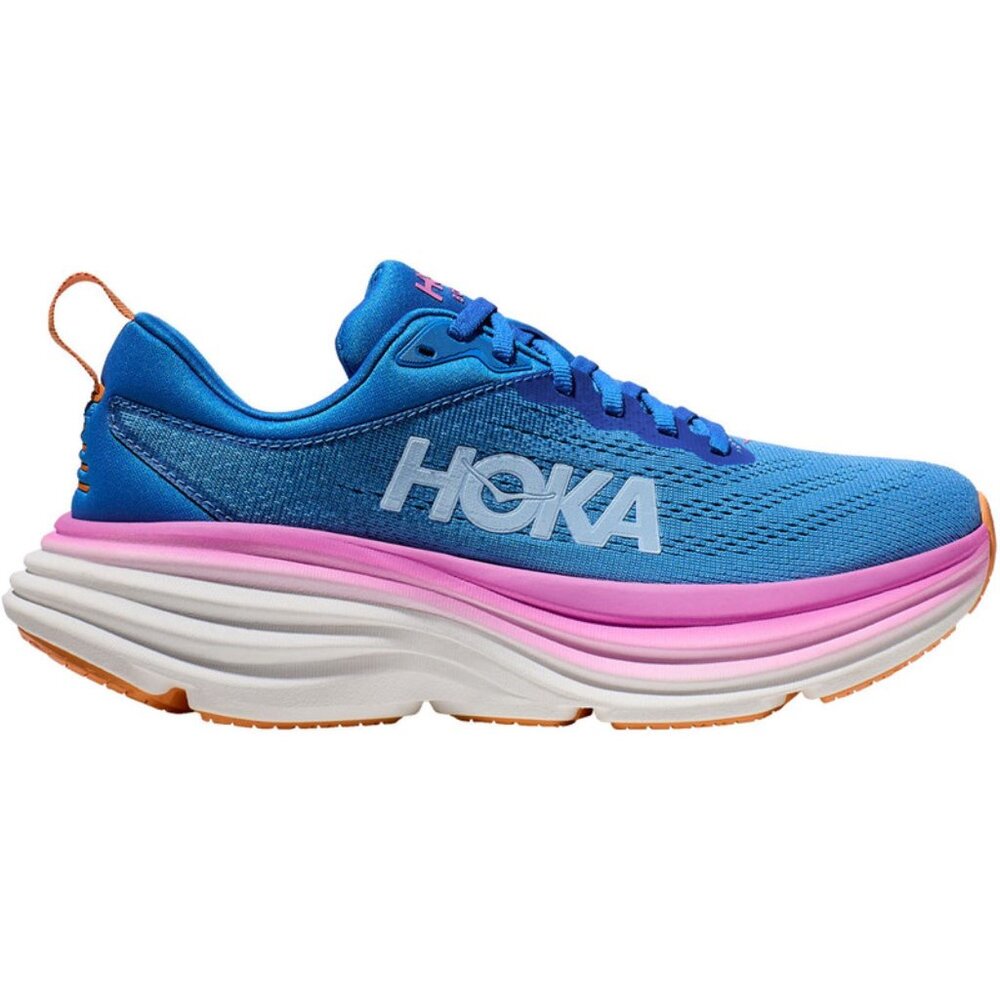 Women’s HOKA Bondi 8 size 7.5B running shoes COASTAL SKY/ALL ABOARD